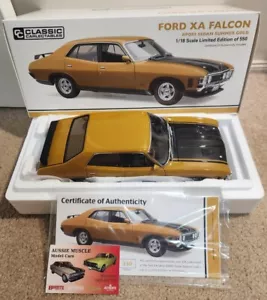 1:18 Classic Carlectables Ford XA GT Falcon Sedan RPO83 in Summer Gold #18822 - Picture 1 of 9