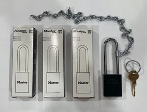 MASTER LOCK 6835 SERIES (LOT OF 4) BRAND NEW (ONE KEY FITS ALL) - Picture 1 of 3
