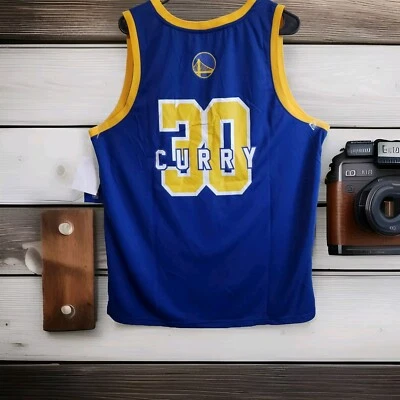 "Stephen Curry Golden State Warriors Jersey-Style UNK Shirt - Men’s XL TeamgGold - Image 1 of 4