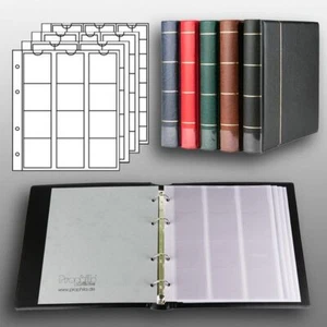 Prophila Album per monete con 4 fogli per 110 monete nero - Foto 1 di 1