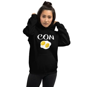 Sudadera con Capucha Unisex Con Huevos (con Fuerza) Divertida Cultura Latina Mexicana Jerga - Imagen 1 de 43