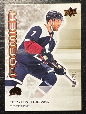 2024-25 UD Premier Hockey Devon Toews Bronze 58/299 Avalanche 💎💎💎 - Image 1 of 2