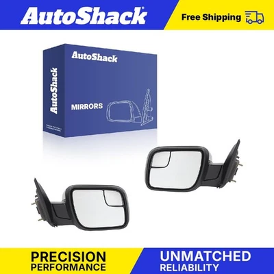 Side View Mirrors Power Black Pair for 2011-2015 Ford Explorer Foto 1 de 4