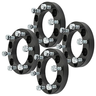 4 pcs 12x1.5 Wheel Spacers 1"/ 25mm For Toyota 4Runner Tacoma Chevrolet Colorado - Image 1 of 4