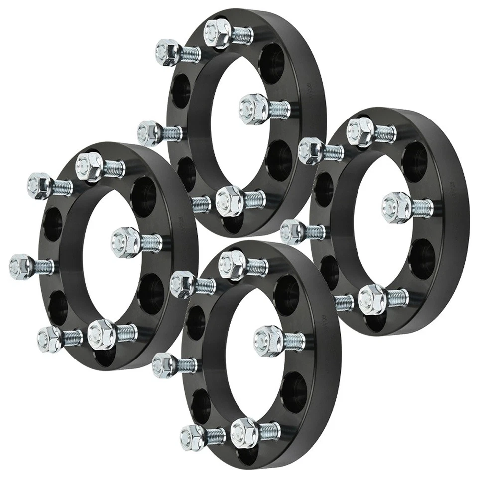 4 pcs 12x1.5 Wheel Spacers 1"/ 25mm For Toyota 4Runner Tacoma Chevrolet Colorado - Image 1 of 4