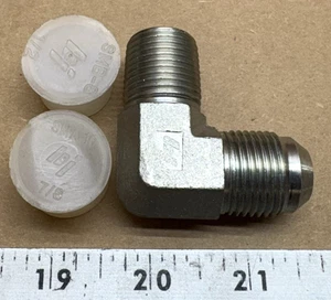 EMP 5439108004 Hydraulic Elbow Fitting 90 Male-to-male JIC Adapter Steel - Picture 1 of 9