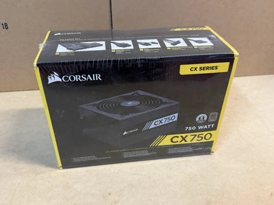 Corsair CX Series CX750 750 Watts  Power Supply New Sealed - Image 1 of 2