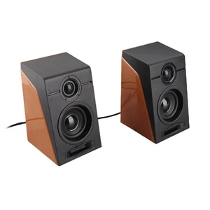 Pc Speakers Hifi Deep Bass Adjustable Volume Plug And Play Desktop Speakers - Picture 1 of 22