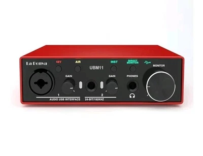 2023 La Ponva USB Audio Interface for Pc and Mac, 24Bit/192kHz High-Fidelity - Image 1 of 4