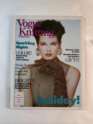 VOGUE KNITTING International Magazine Winter Special 1987Australias New Knitters - Image 1 of 4