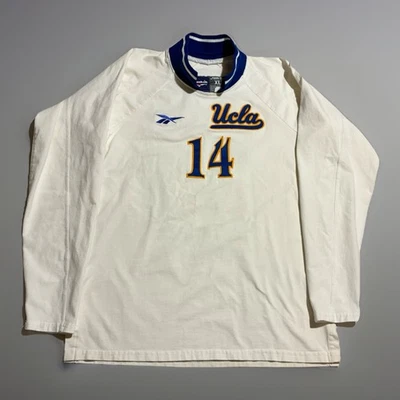 Camisa Jersey De Colección Reebok UCLA 14 Manga Larga Hecha en EE. UU. Aparejo Bordado Sarga XL Foto 1 de 4