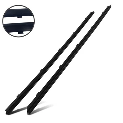 2Pcs New Outer Window Scraper Seal for Chevy Blazer 95-04 GMC Jimmy Oldsmobile - Image 1 of 4