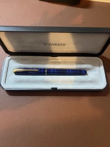 Parker Sonnet Vintage Fountain Pen Gold Plated - Picture 1 of 6