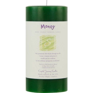 Crystal J Candle Money Pillar, 1 EA - Picture 1 of 1