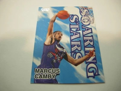 1997-98 FLEER SOARING STARS INSERT MARCUS CAMBY TORONTO RAPTORS NBA CARD # 5 - Image 1 of 2