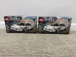 Lego 76908 Speed Champions Lamborghini Countach *Lot of 2* New, Factory Sealed - Picture 1 of 5