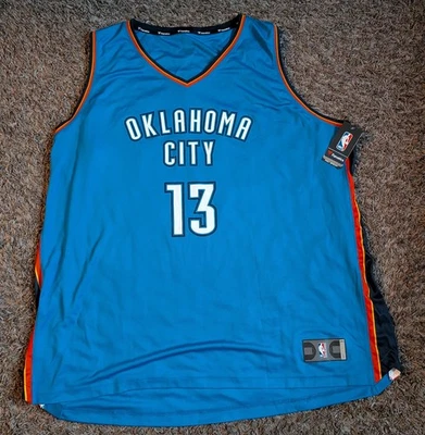 NWT Fanatics NBA OKC Thunder Paul George #13 Fastbreak Jersey Men's 4XL - Image 1 of 4
