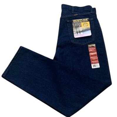 Rustler Extra Rugged Jeans Mens 36x30 Heavyweight Denim Regular Fit Straight Leg - Image 1 of 4