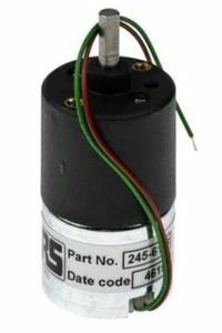 1 x McLennan Servo Supplies 12 V dc 14 Ncm DC Geared Motor Output Speed 9 rpm - Picture 1 of 1