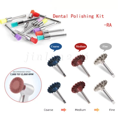 Стоматологический композитный полировщик щетка колесо набор для низкой скорости против угла - Изображение 1 из 4