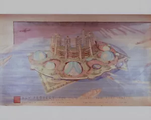 Frank Lloyd Wright Association, progetto chiave per Ellis Island, porto di New York - Foto 1 di 2
