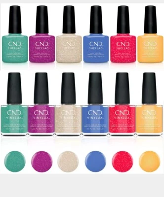 CND BIZARRE BEAUTY COLLECTION - 6 GOMA LACA 0,25 OZ Y 6 VINILUX 0,5 OZ Foto 1 de 2