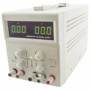 Dual Output DC Power Supply, 0-60V, 0-3A, 5V Fixed @ 1A - Picture 1 of 4