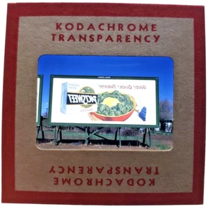 Kodachrome Red Border Slide | *1949* PICTSWEET FROZEN BROCCOLI Billboard Sign Ad - Picture 1 of 3