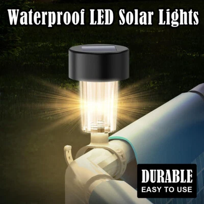 Solar LED Lampe Pool Lichter im Freien Warme weiße Auto Licht Steuerung - Bild 1 von 4