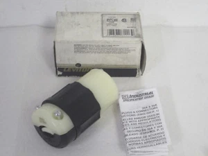 **NEW** Leviton C2623 Grounding Locking Connector, Industrial Grade, 30A/250V - Picture 1 of 8