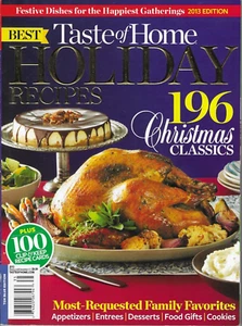 Taste of Home Magazine Holiday Recipes 2013 Edition 196 Christmas Classics - Picture 1 of 2