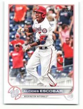 2022 Topps #116 Alcides Escobar NM-MT Nationals ID:40636