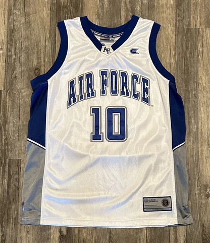 Vintage AIRFORCE Basketball Jersey #10 Size Medium MENS by Colosseum Athletics Cover