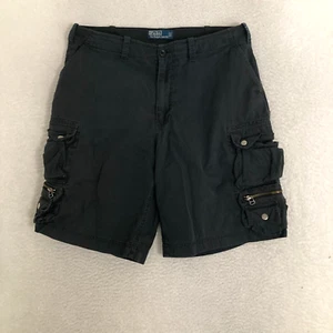Vtg Polo Ralph Lauren Paratrooper Cargo Shorts Mens Size 34 Military Skater Y2K - Picture 1 of 13