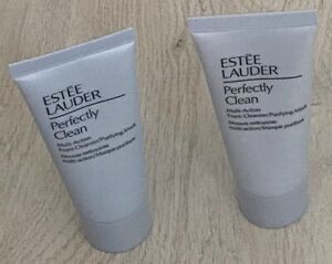 TWO Estee Lauder Perfectly Clean Foam Cleansers / Purifying Masks - 2x30ml