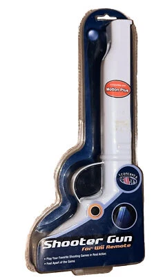 NEW - SHOOTER GUN FOR the WII REMOTE # Wii-103 by iConcepts Game Fury Sakara Int - Image 1 of 3