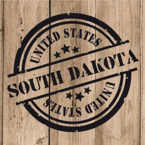 Vinilo de Corte South Dakota Pegatina Dakota del Sur USA United States 10 cm - Imagen 1 de 4