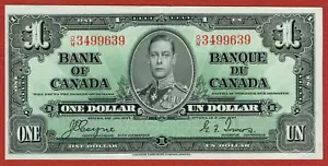 BANCO DE CANADA 1937 COYNE-TOWERS $1 CAMBIO ANTICIPADO S/N O/M 3499639 CH AU - Imagen 1 de 3