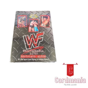 WWF Wrestling - Wrestlemania Live! Photocard Collector Album | Sealed - Picture 1 of 2