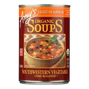 Amy's Organic Southwestern Vegetable Low Sodium Soup 14.3 oz (Pack Of 12) - Picture 1 of 1