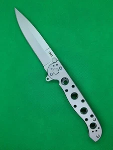 CRKT M16 03SS Spear Piont  Carson Folding Knife, Stainless Steel Handles - New  - Picture 1 of 17