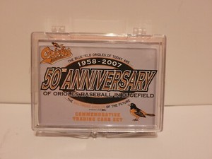 2007 Bluefield Orioles 50th Anniversary Grandstand commemorative card set
