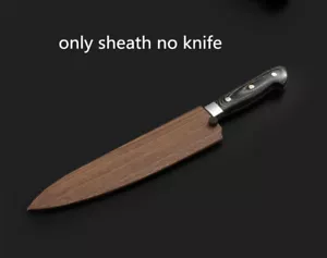 8 9 10 12 Zoll japanisches Gyuto Kochmesser Holzscheide Saya Koch Messerschutz Tasche - Bild 1 von 4