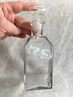 Antique A S Hinds Glass Bottle W/Stopper Embossed Apothecary Portland Maine !!