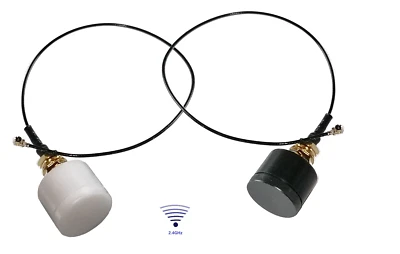 Thumb  2.4GHz antenna set SMA Black/White U.FL Pigtail  WiFi Bluetooth device - Bild 1 von 4