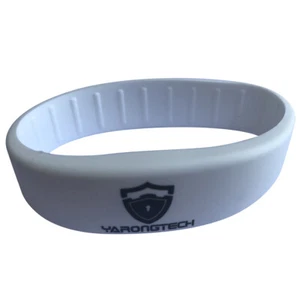 Pulsera de silicona blanca de 13,56 MHZ RFID MIFARE clásica 1K (paquete de 10) - Imagen 1 de 1
