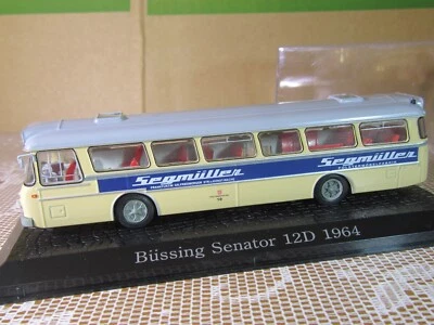 771Z IXO 17 Büssing Senator 12D Segmüller 1964 Autobus Collezione 1:72 Nuovo + - Immagine 1 di 4