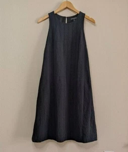 Banana Republic Kleid Damen 6 schwarze Öse gehäkelt A-Linie Baumwolle Sommerkleid C1 - Bild 1 von 9