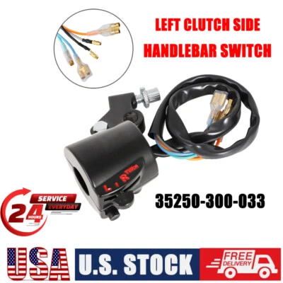 Left Clutch Side Handlebar Switch For Honda CB/CL CB750 175 K5 #35250-300-033 - Image 1 of 4