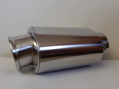 Auspuffblende Endrohr Blende Auspuff oval EDELSTAHL 85 / 115 mm  e-geprüft  i25 - Bild 1 von 4